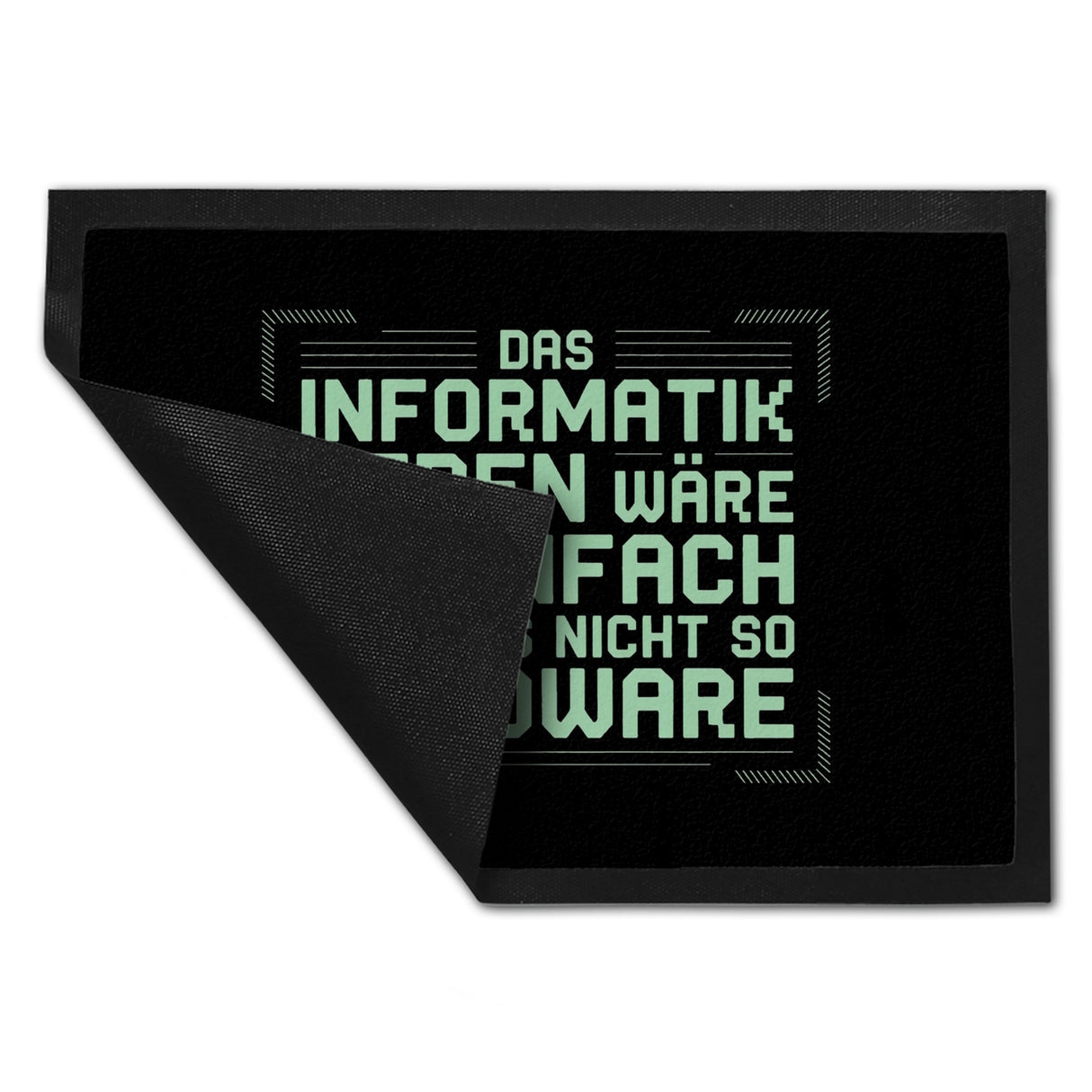 Das Leben nicht so Hardware Fußmatte in 35x50 cm für Informatiker