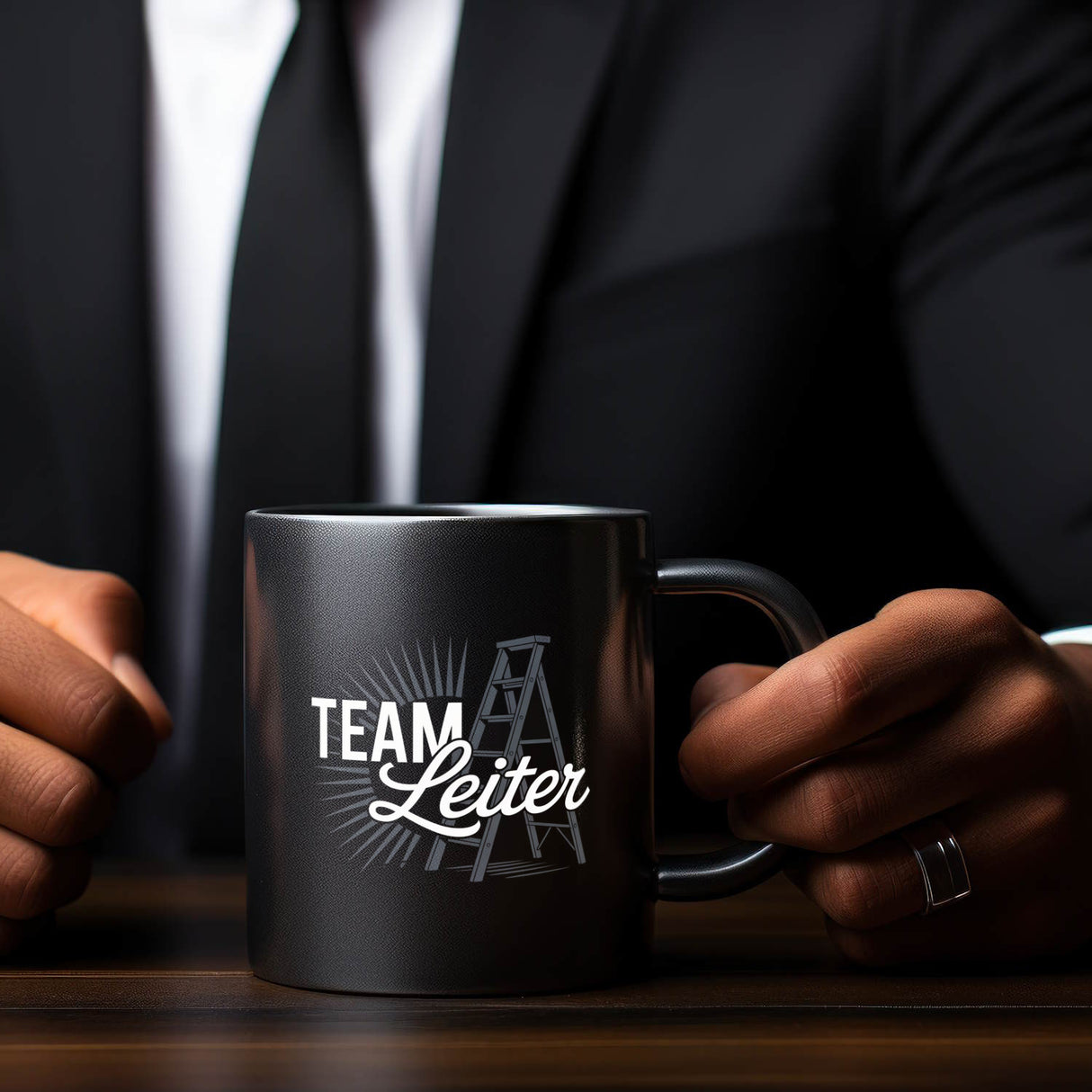 Teamleiter Tasse mit Leiter