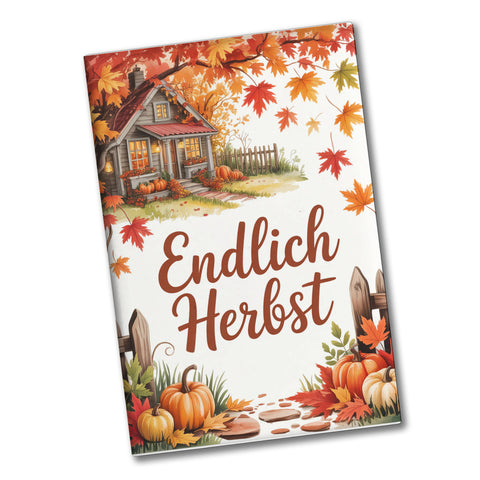Herbstlandschaft Souvenir Souvenir Magnet - Endlich Herbst