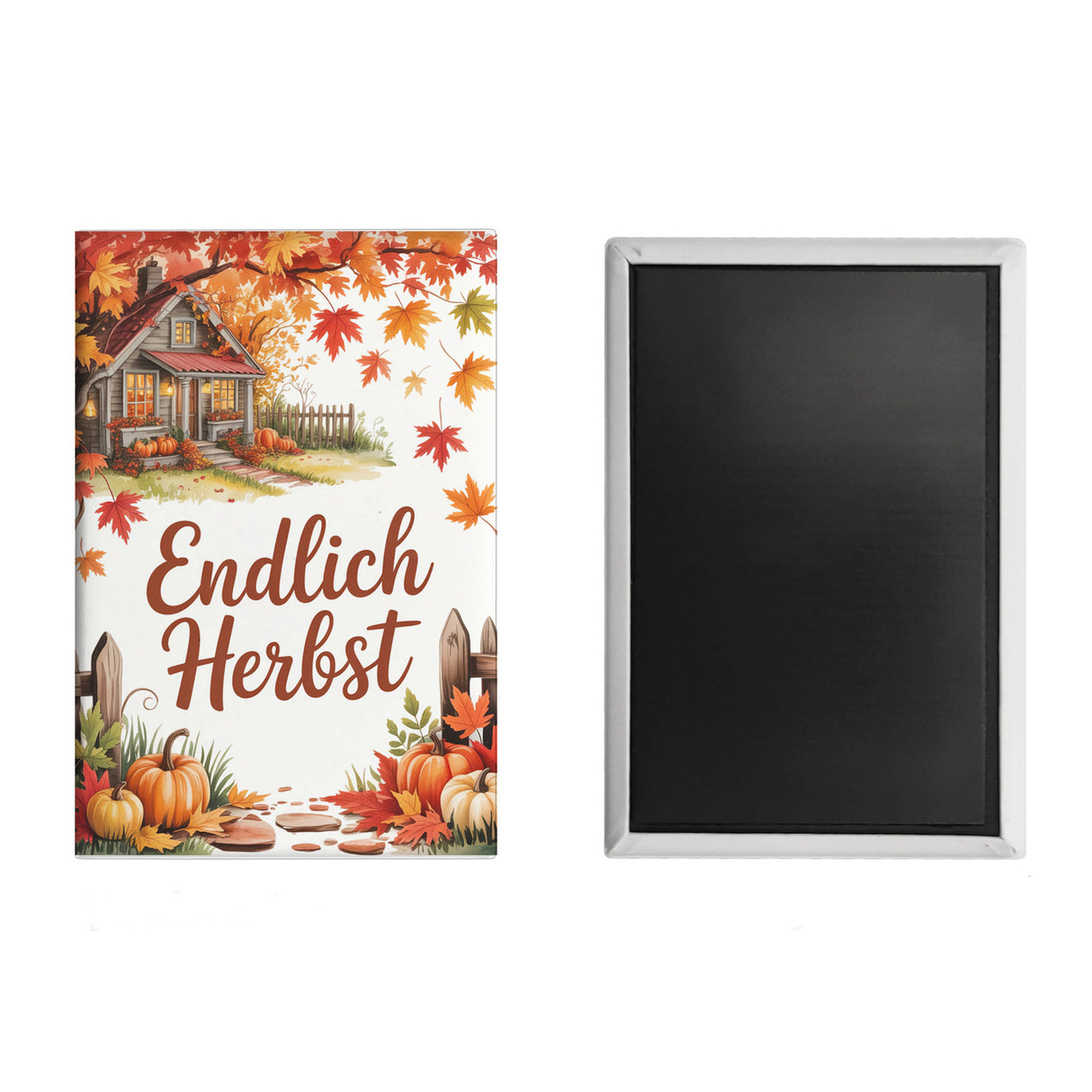 Herbstlandschaft Souvenir Souvenir Magnet - Endlich Herbst