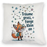 Fuchs mit Rucksack - Träume gross Kissen