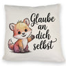 kleiner Fuchs Glaube an dich selbst Kissen