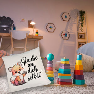 kleiner Fuchs Glaube an dich selbst Kissen