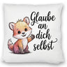 kleiner Fuchs Glaube an dich selbst Kissen