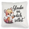 kleiner Fuchs Glaube an dich selbst Kissen