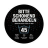 Wäschepflegeetikett Magnet bitte schonend behandeln wird 45