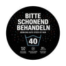 Wäschepflegeetikett Magnet bitte schonend behandeln wird 40