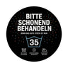 Wäschepflegeetikett Magnet bitte schonend behandeln wird 35