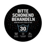 Wäschepflegeetikett Magnet bitte schonend behandeln wird 30