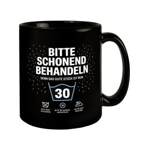 Wäschepflegeetikett Spardose bitte schonend behandeln wird 30