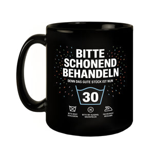 Wäschepflegeetikett Spardose bitte schonend behandeln wird 30