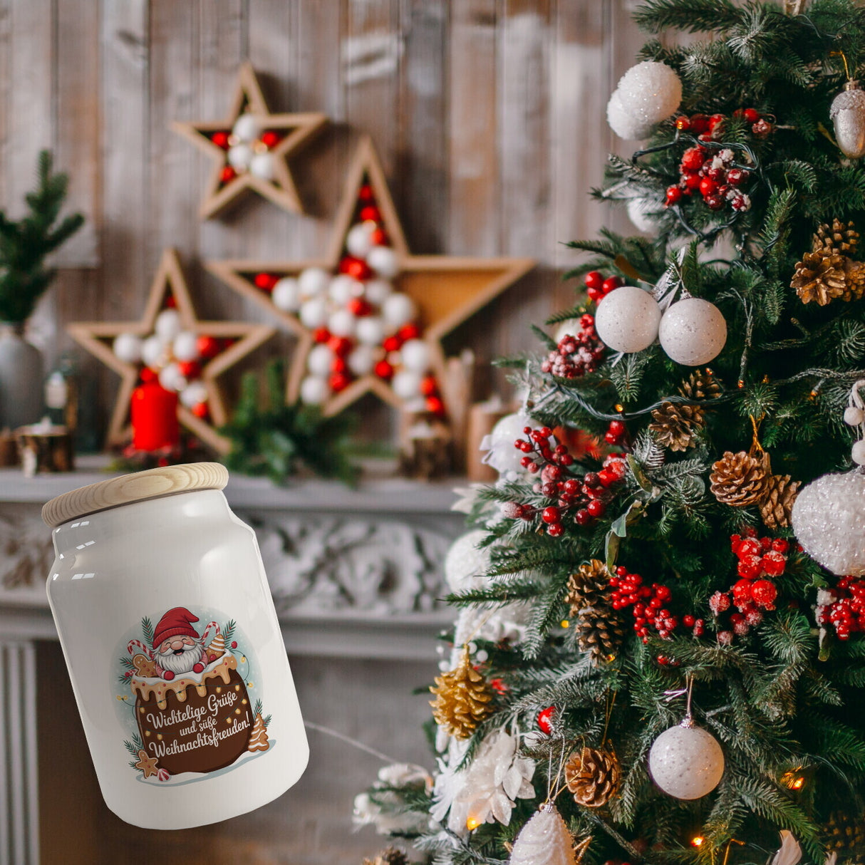 Wichtelige Grüße Weihnachtsfreuden Keksdose Wichtel