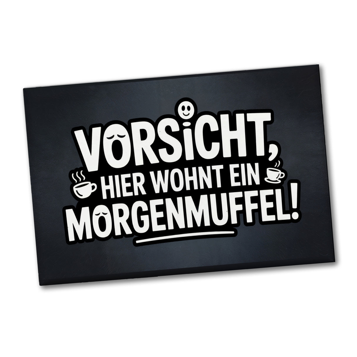Vorsicht, hier wohnt ein Morgenmuffel! Souvenir Magnet Humor