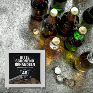 Wäschepflegeetikett Spardose bitte schonend behandeln wird 40