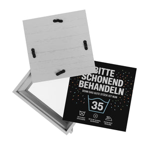 Wäschepflegeetikett Spardose bitte schonend behandeln wird 35