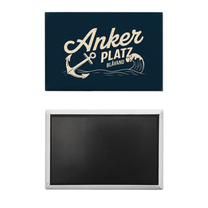Anker Platz Blåvand Souvenir Souvenir Magnet mit Vintage-Nautik-Design