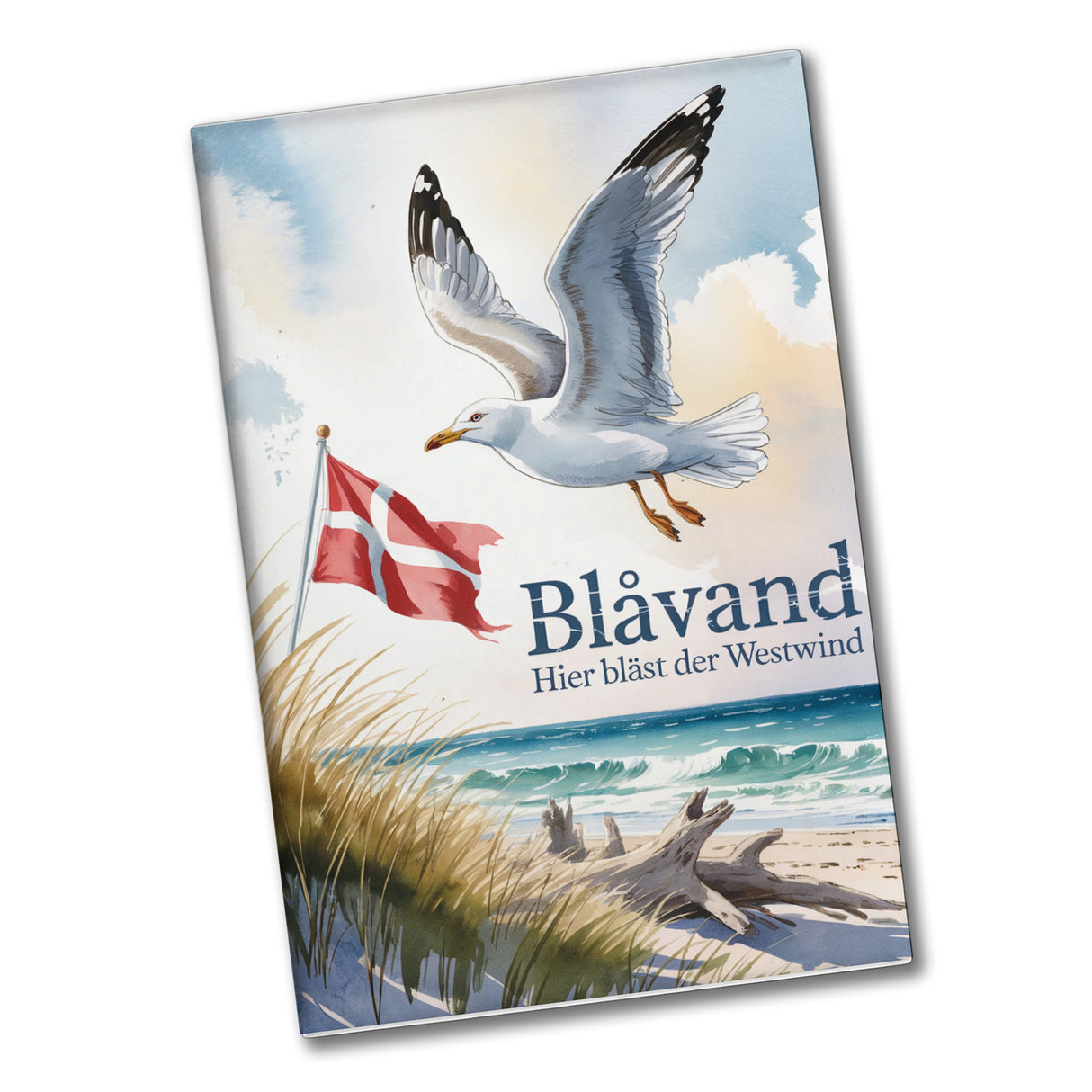 Blåvand Souvenir Souvenir Magnet – Hier bläst der Westwind