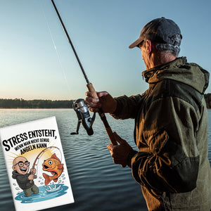 Fröhlicher Angler Spruch Souvenir Souvenir Magnet für Angelfans