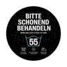 Wäschepflegeetikett Magnet bitte schonend behandeln wird 55