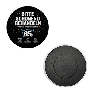 Wäschepflegeetikett Magnet bitte schonend behandeln wird 65