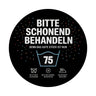 Wäschepflegeetikett Magnet bitte schonend behandeln wird 75