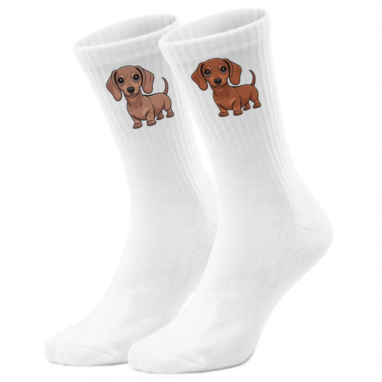 epicsocks Dackelliebe Braune Dackel Socken in 37-41 im Paar