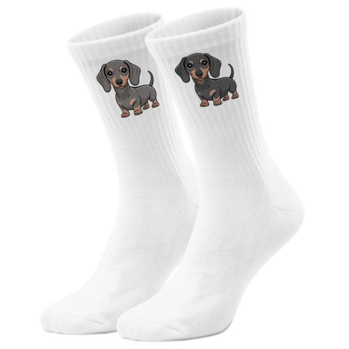 epicsocks Dackelliebe Graue Dackel Socken in 37-41 im Paar