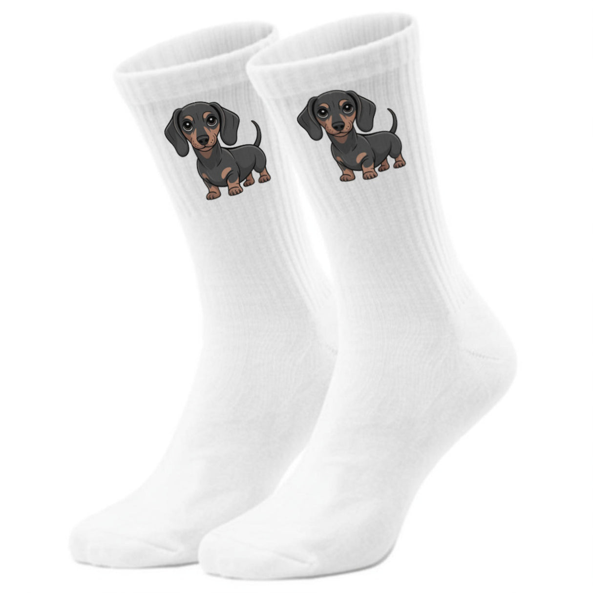epicsocks Dackelliebe Dunkelgrauer Dackel Socken in 37-41 im Paar