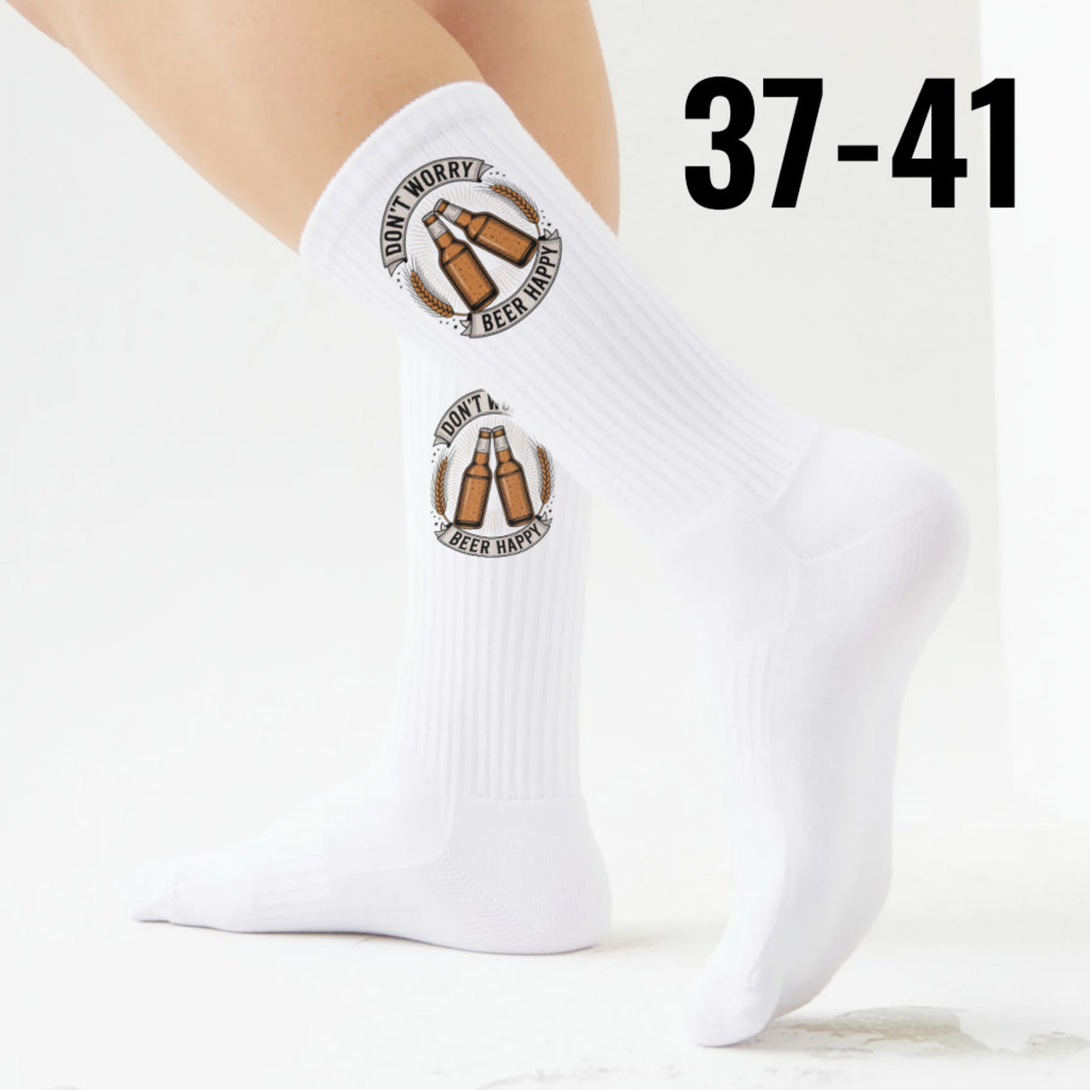 epicsocks Crafty Cheers Bierflaschen Glück Socken in 37-41 im Paar