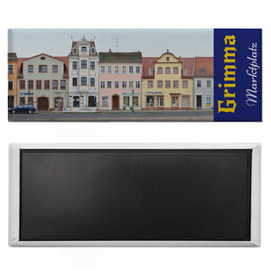 streetline Grimma Marktplatz Panorama Souvenir Magnet