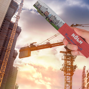 streetline Köln Frankenwerft Meterstab aus Holz