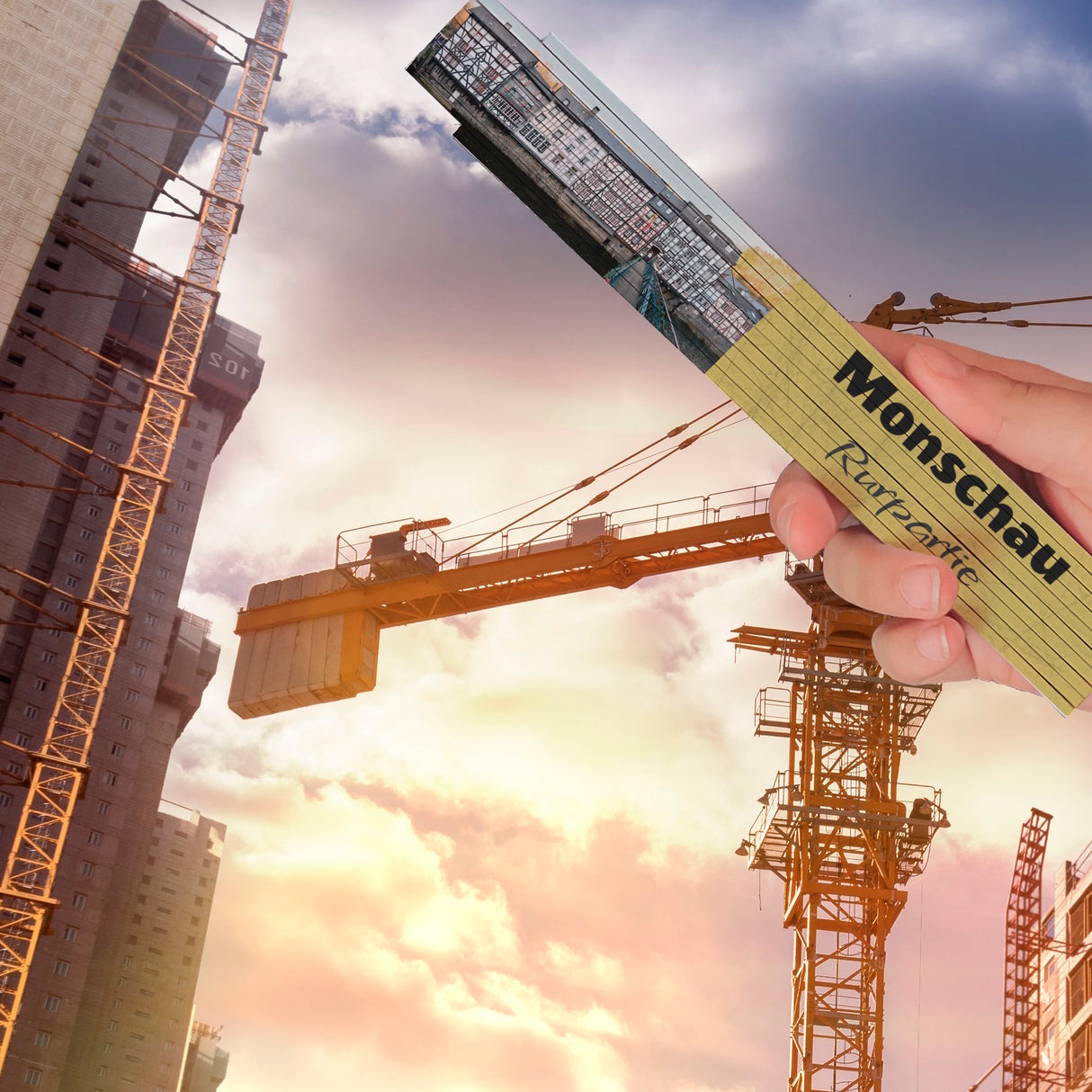 streetline Monschau Rurpartie Meterstab aus Holz