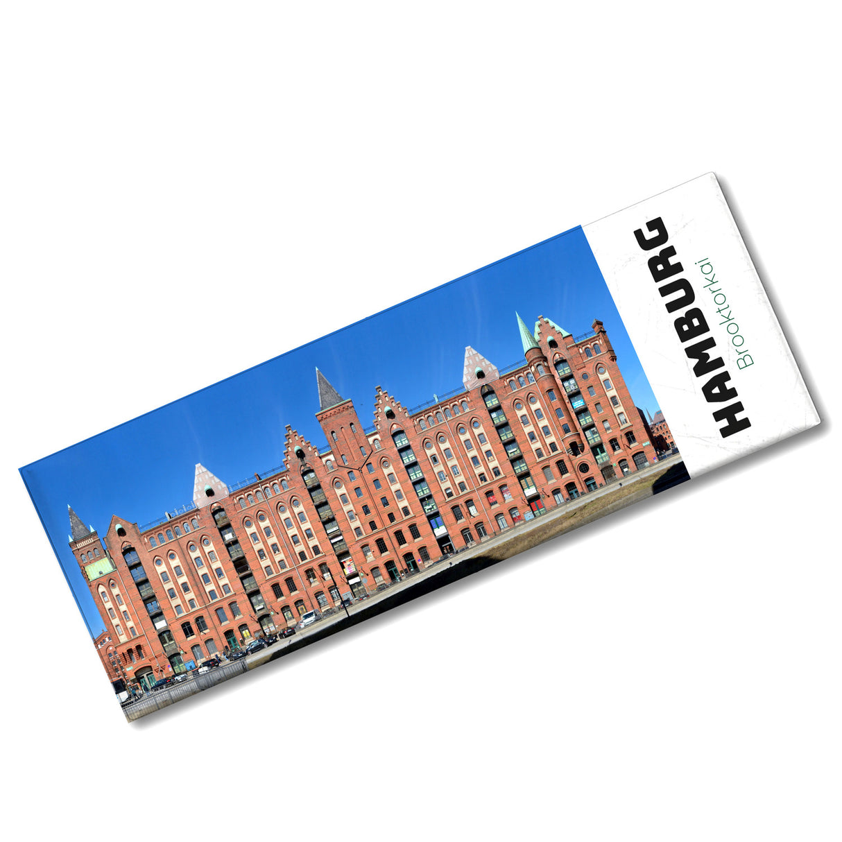 streetline Hamburg Brooktorkai Panorama Souvenir Magnet