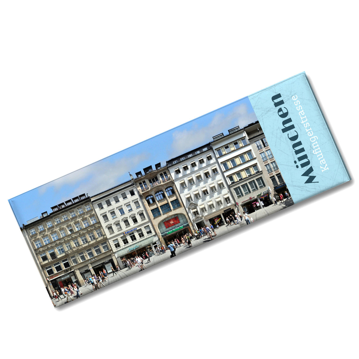 streetline München Kaufingerstrasse Panorama Souvenir Magnet