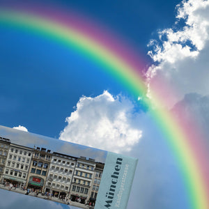 streetline München Kaufingerstrasse Panorama Souvenir Magnet