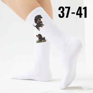 epicsocks Dackel Dreams Socken in 37-41 im 6er Set in Geschenkdose im 6er Set in Geschenkbox