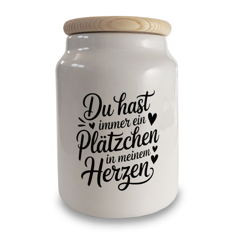 Du hast immer ein Plätzchen in meinem Herzen Keksdose