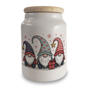 Weihnachtswichtel mit Geschenk Keksdose Weihnachten