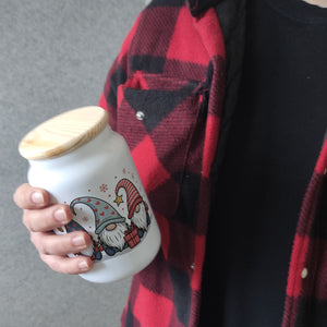 Weihnachtswichtel mit Geschenk Keksdose Weihnachten