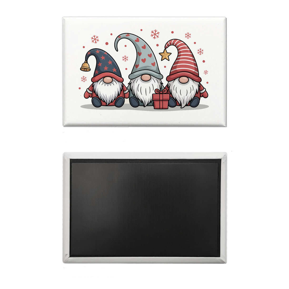 Weihnachtswichtel mit Geschenk Souvenir Magnet Weihnachten