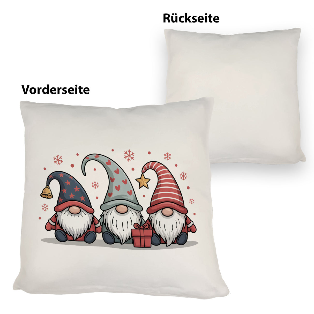 Weihnachtswichtel mit Geschenk Kissen Weihnachten