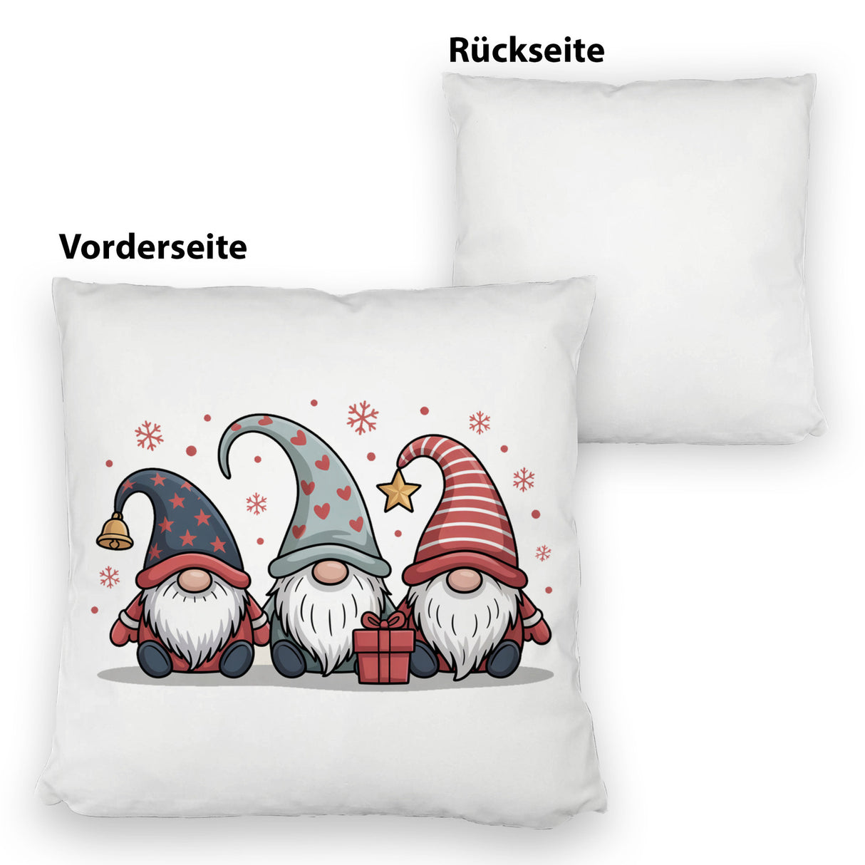 Weihnachtswichtel mit Geschenk Kissen Weihnachten