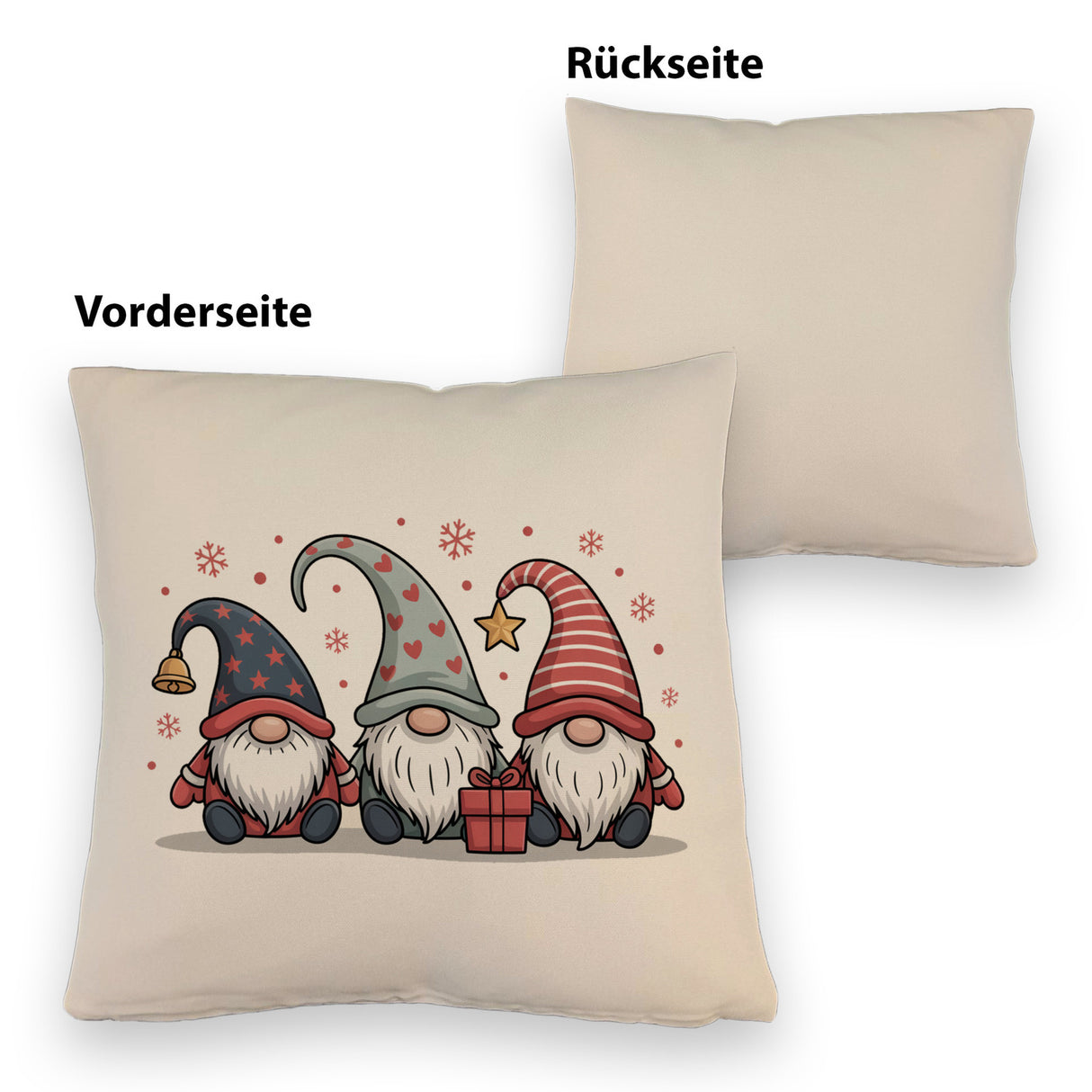 Weihnachtswichtel mit Geschenk Kissen Weihnachten