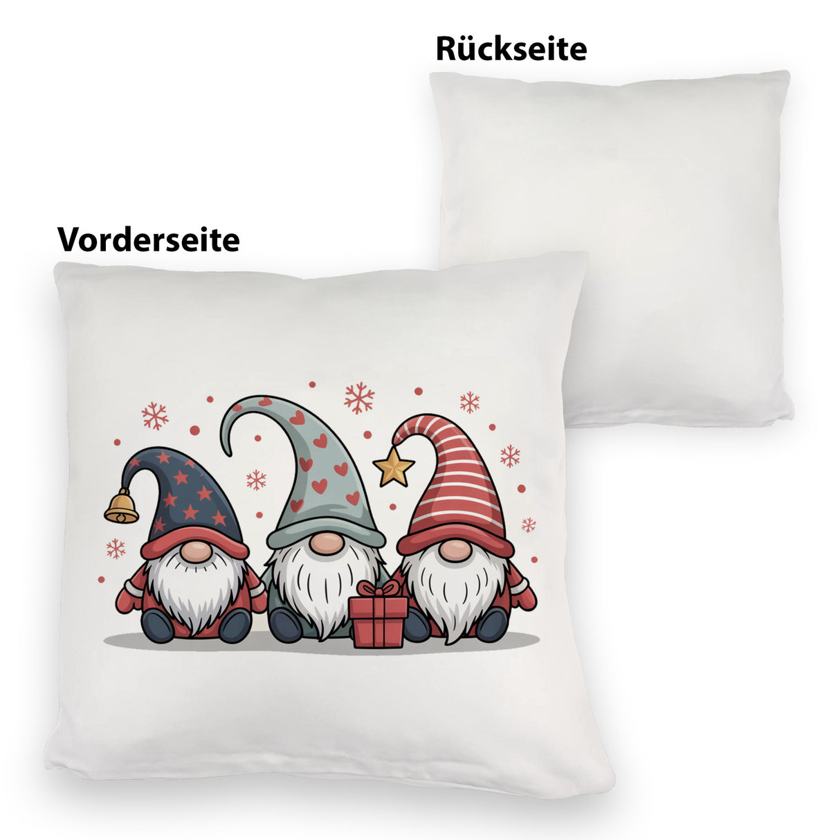 Weihnachtswichtel mit Geschenk Kissen Weihnachten