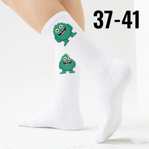 epicsocks Knuddelmonster Grünes Monster Socken in 37-41 im Paar