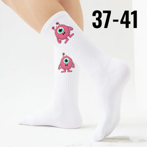 epicsocks Knuddelmonster Pinkes Monster Socken in 37-41 im Paar