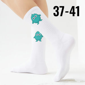 epicsocks Knuddelmonster Türkises Monster Socken in 37-41 im Paar