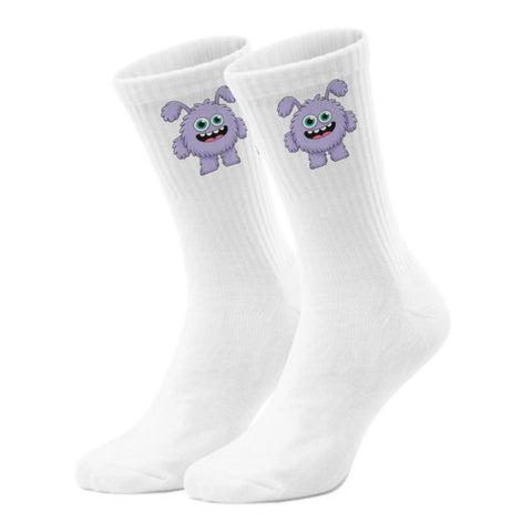 epicsocks Knuddelmonster Lila Monster Socken in 37-41 im Paar