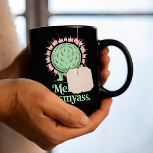 Hinterteil Weihnachtsmuffel Merry Kissmyass Tasse Weihnachten