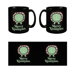 Hinterteil Weihnachtsmuffel Merry Kissmyass Tasse Weihnachten